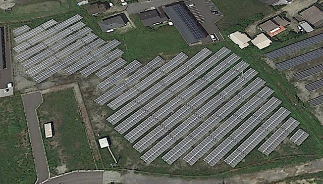 白幡興業が施工した亀ヶ原ソーラー発電所　引用：白幡興業公式サイト